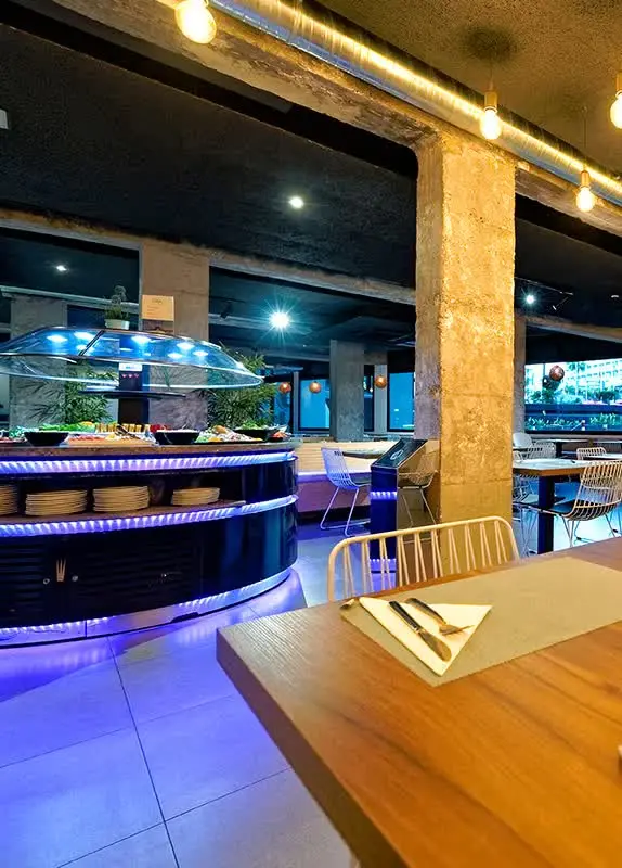 Speisesaal des Buffetrestaurants